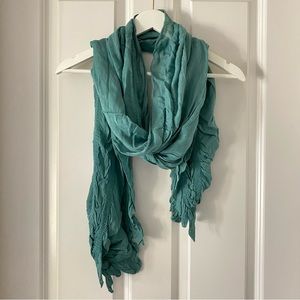 Women’s Aqua Green Lightweight Scarf Wrap 🧣❄️